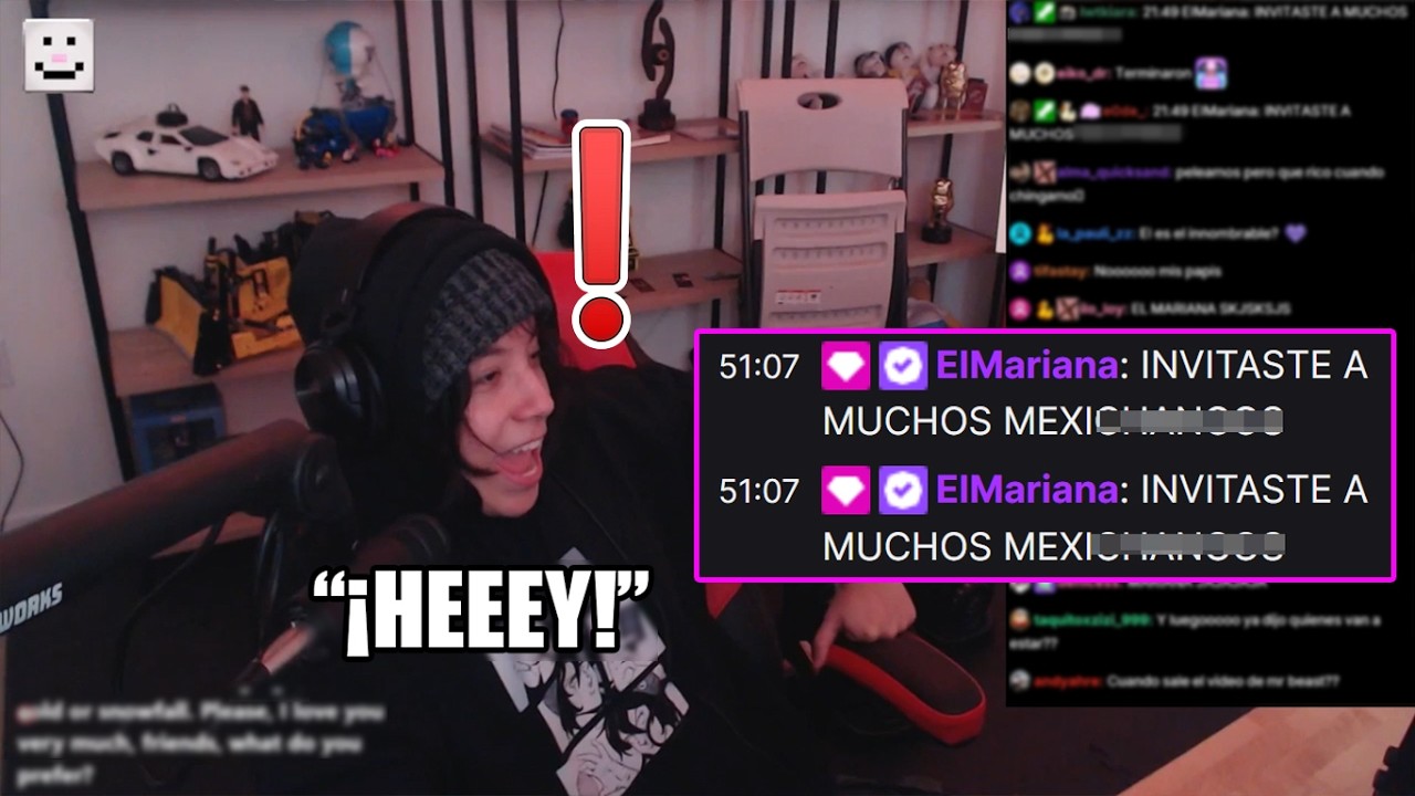 ❗ El Mariana INDIGNADO c/ QUACKITY porque invitó 
