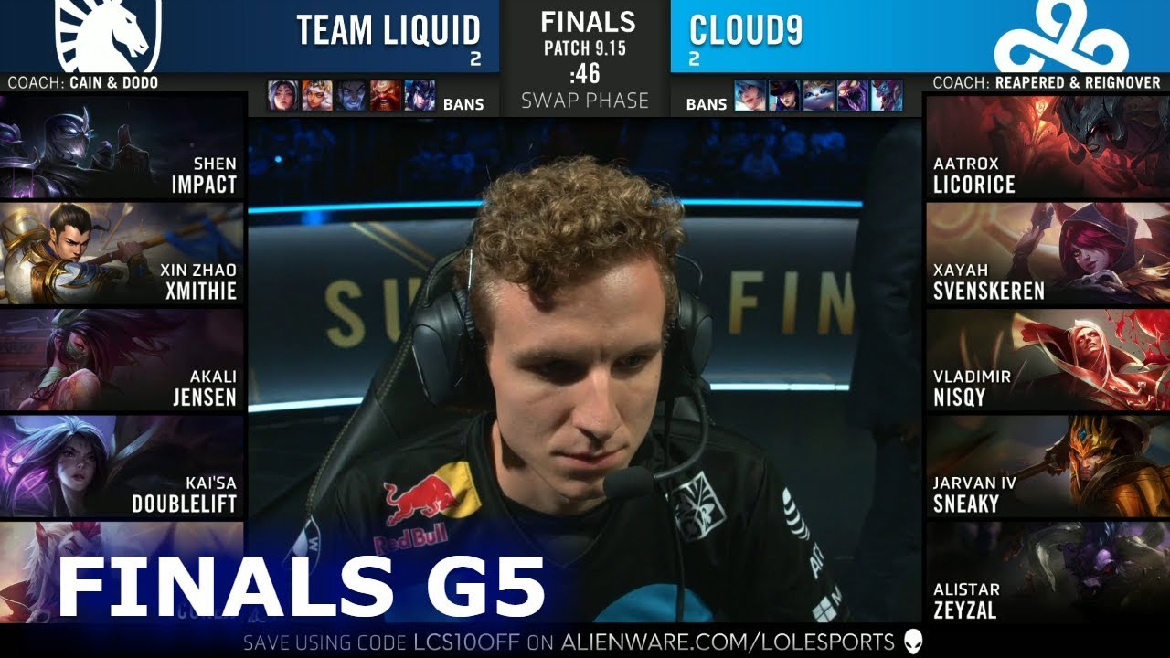 TL vs C9 - Game 5 | Grand Finals S9 LCS Summer 2019 PlayOffs | Team Liquid vs Cloud 9 G5