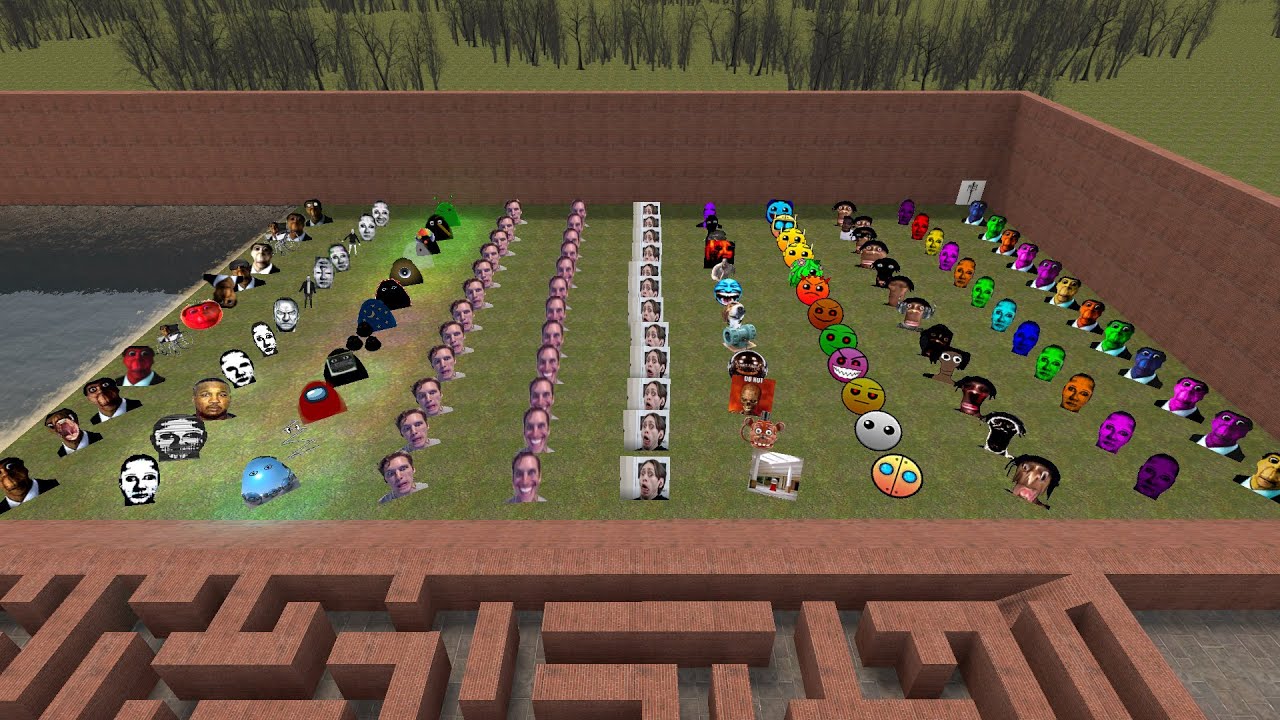 Nico's, Obunga, Ultimate Nextbots Pack, Juandale Pringle, Selene Family, Angry Munci in GMOD