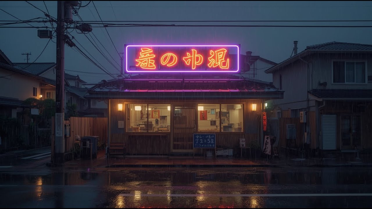 Lofi Rain Music for Deep Sleep 🌌 | Slow Rain to Calm an Overactive Mind