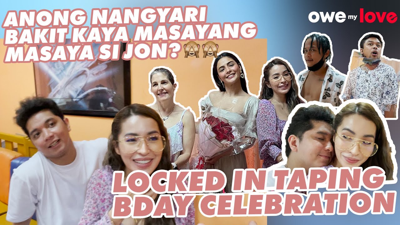 BIRTHDAY KO PERO BAT SIYA YUNG PINAKAMASAYA (B-DAY CELEBRATION  SA LOCK IN TAPING) | JELAI ANDRES