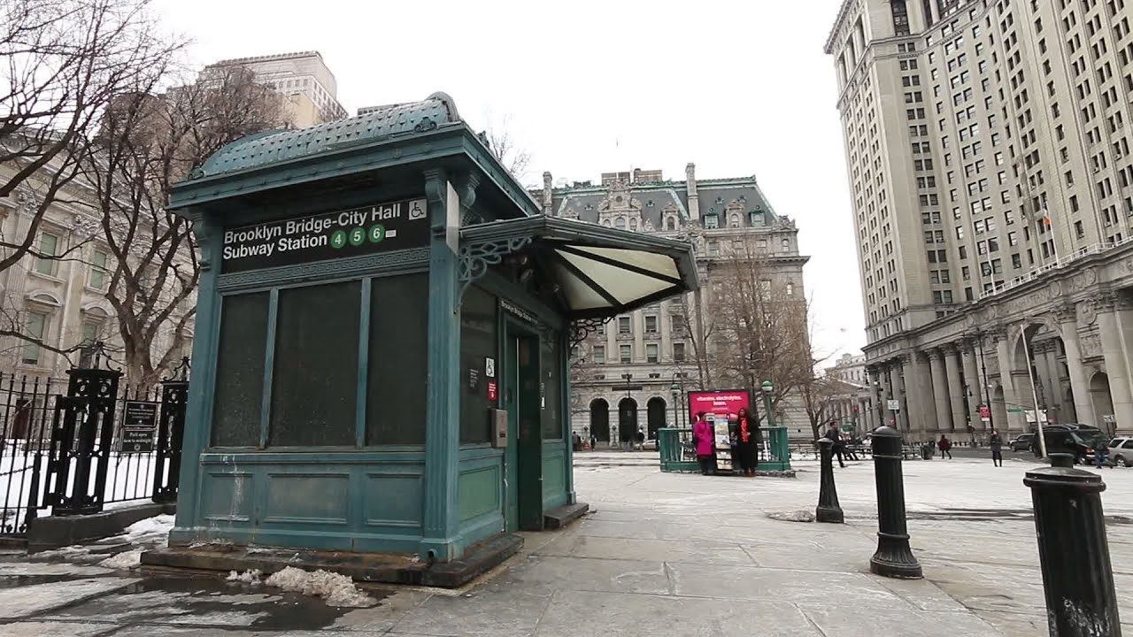 New York City Subway: IRT Lexington Avenue Line at Brooklyn Bridge–City Hall