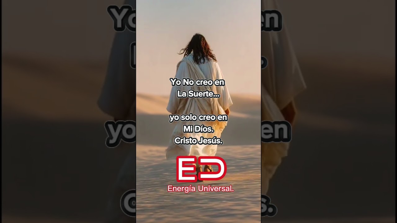 Solo creo en Dios. 