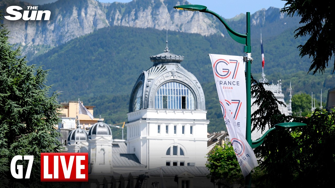 LIVE: G7 leaders arrive ahead of summit in Evian-les-Bains, France