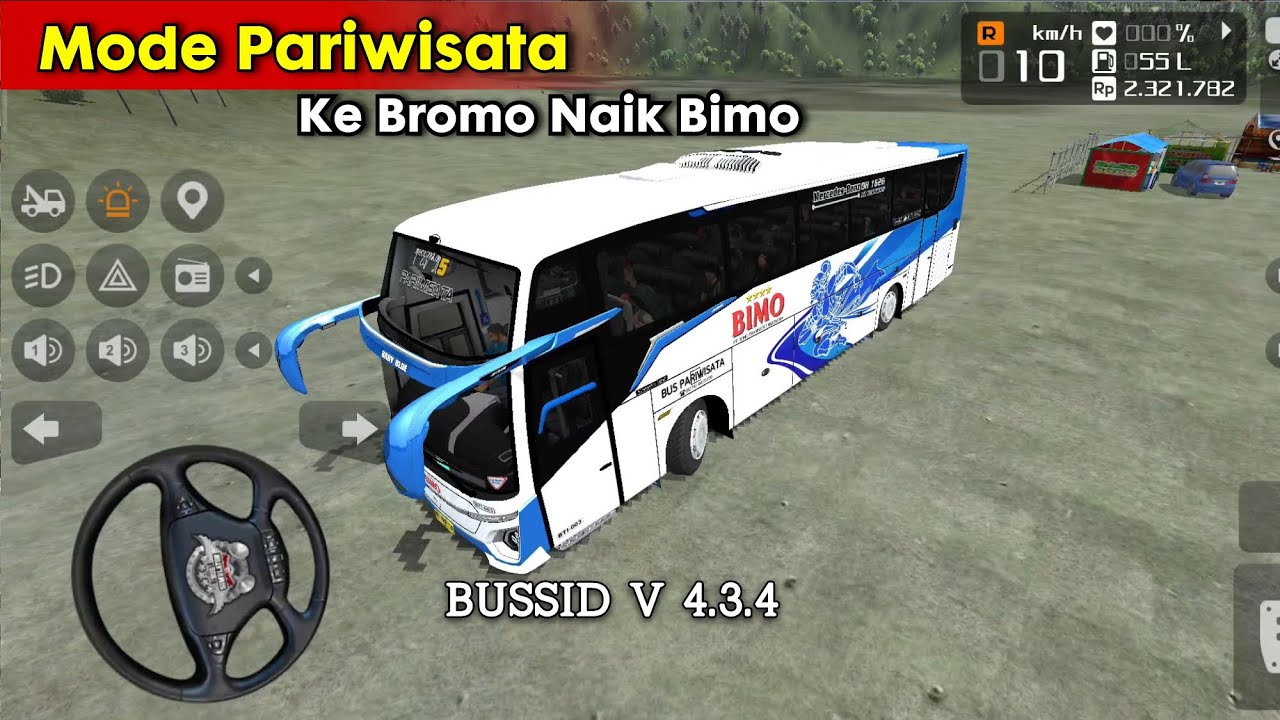 Wisata ke Bromo Naik Bus Bimo || Mode Pariwisata Bussid V 4.3.4