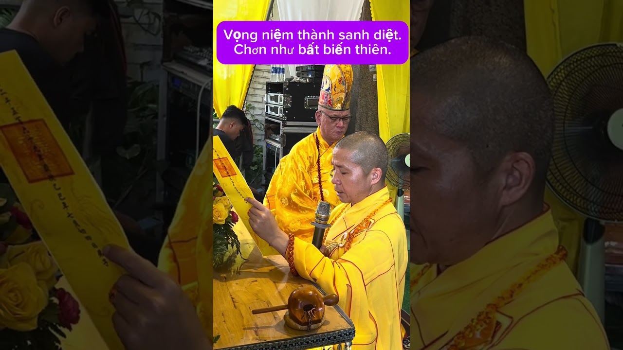 Vọng Niềm Thành Sanh Diệt,Chơn Như Bất Biến Thiên.