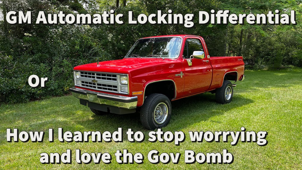 How I Learned to Stop Worrying and Love the Gov Bomb, Inspect GM Automatic Locking Differential ASMR