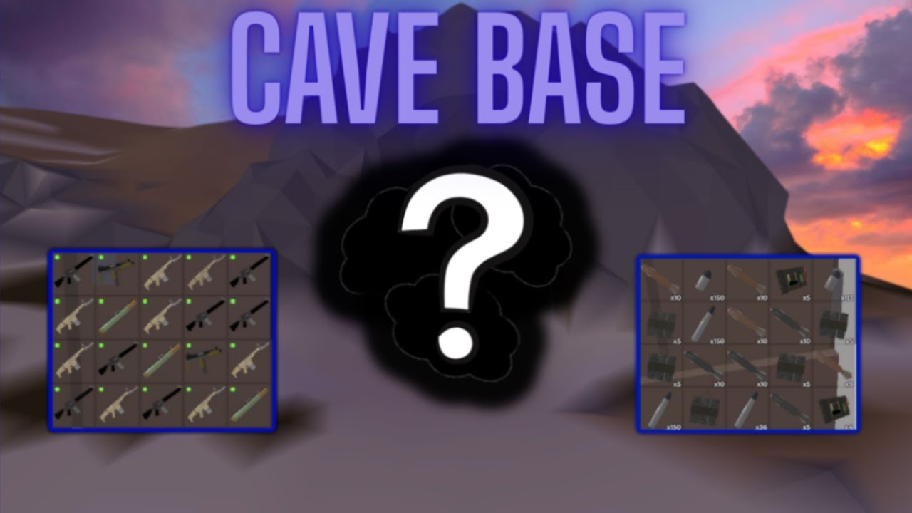I lived in a cave base for a wipe (Trident Survival)