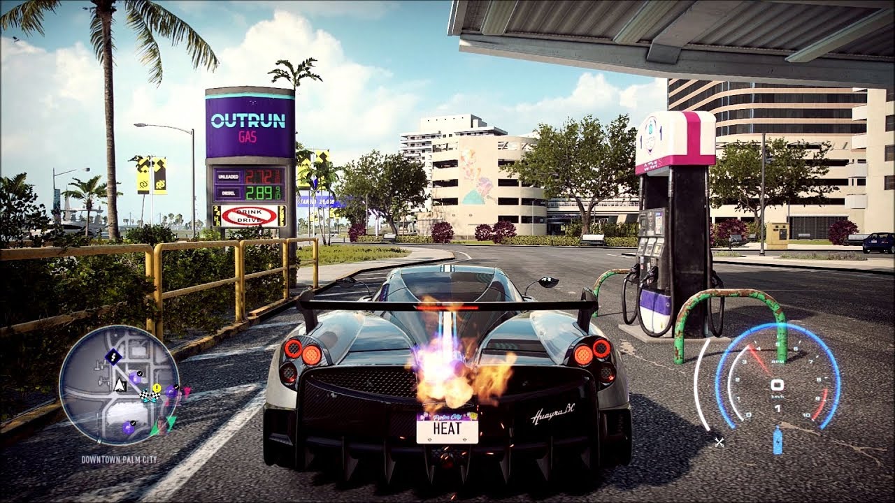 Need for Speed Heat - Pagani Huayra BC 2017 - Open World Free Roam Gameplay (PC HD) [1080p60FPS]