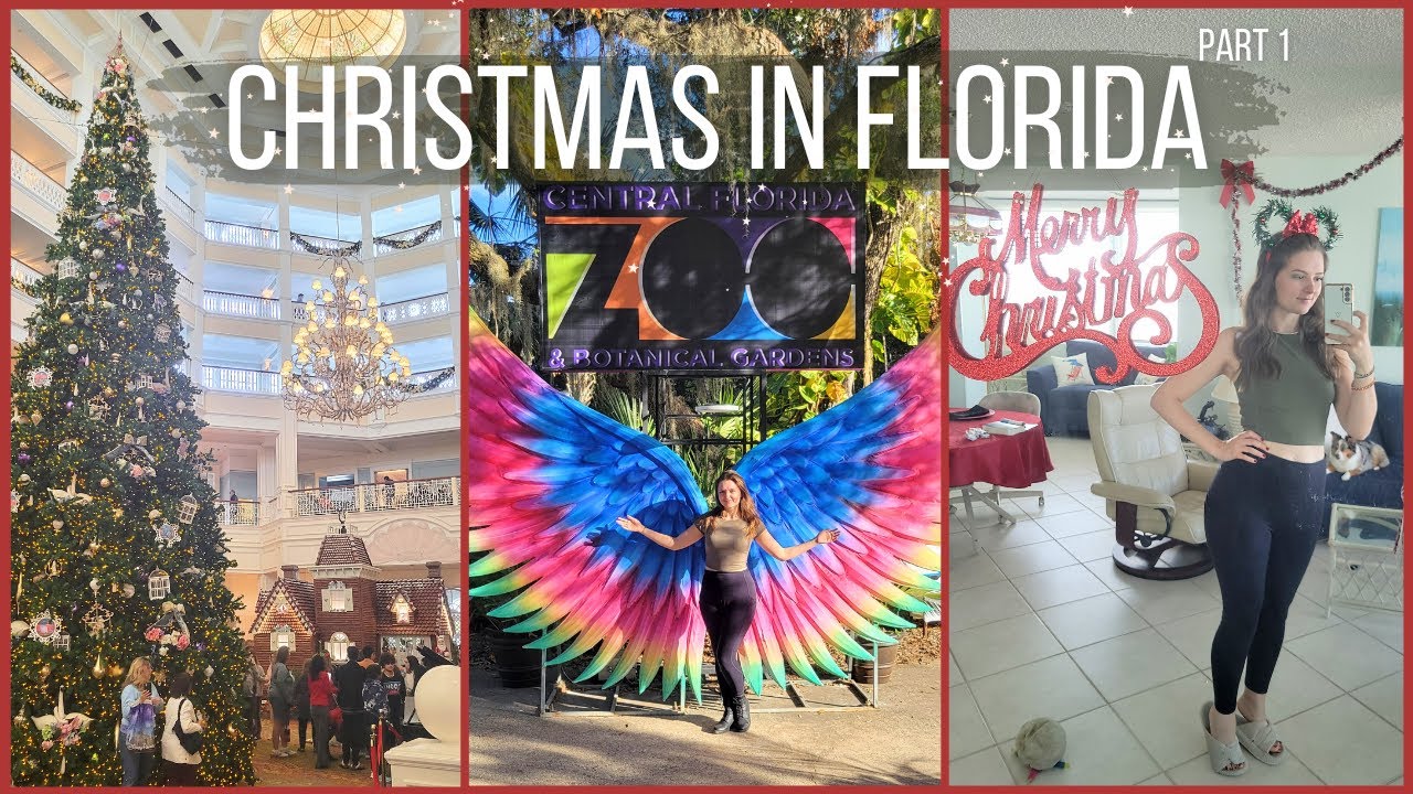 CHRISTMAS IN FLORIDA | Decorating + Boating + Disney + Hobbies + Zoo