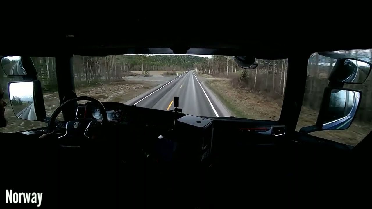 CV DRIVING Scania V8 520S Norway road 3 Elverum - Trondheim