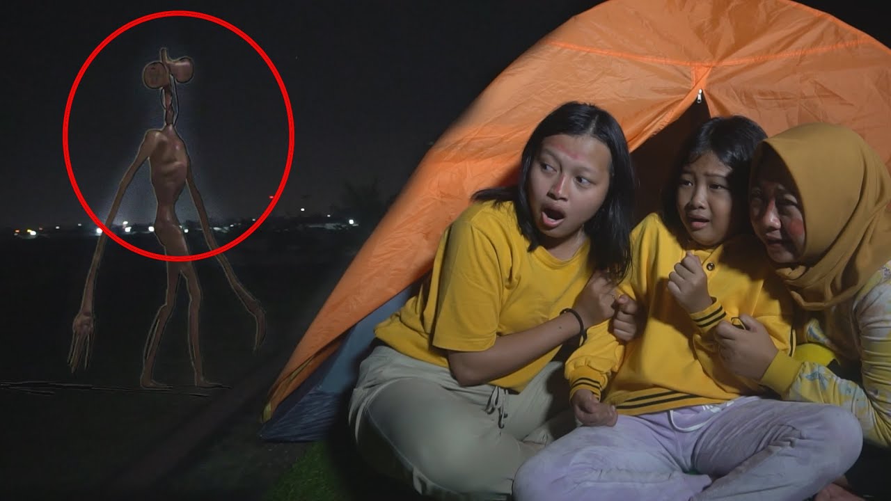DI TENDA 24 JAM ADA PENAMPAKAN SIREN HEAD DI RERE FAMILY HD !!