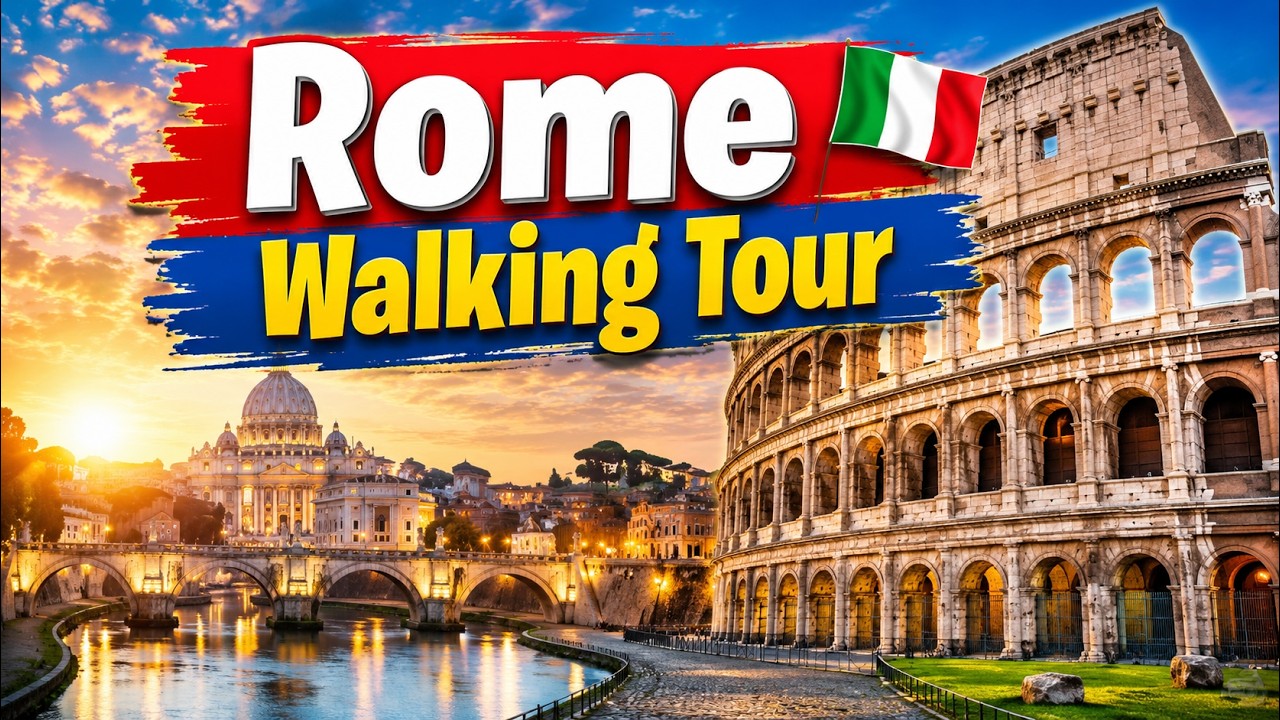 Rome Walking Tour: Top Attractions & Must-See Landmarks in Italy