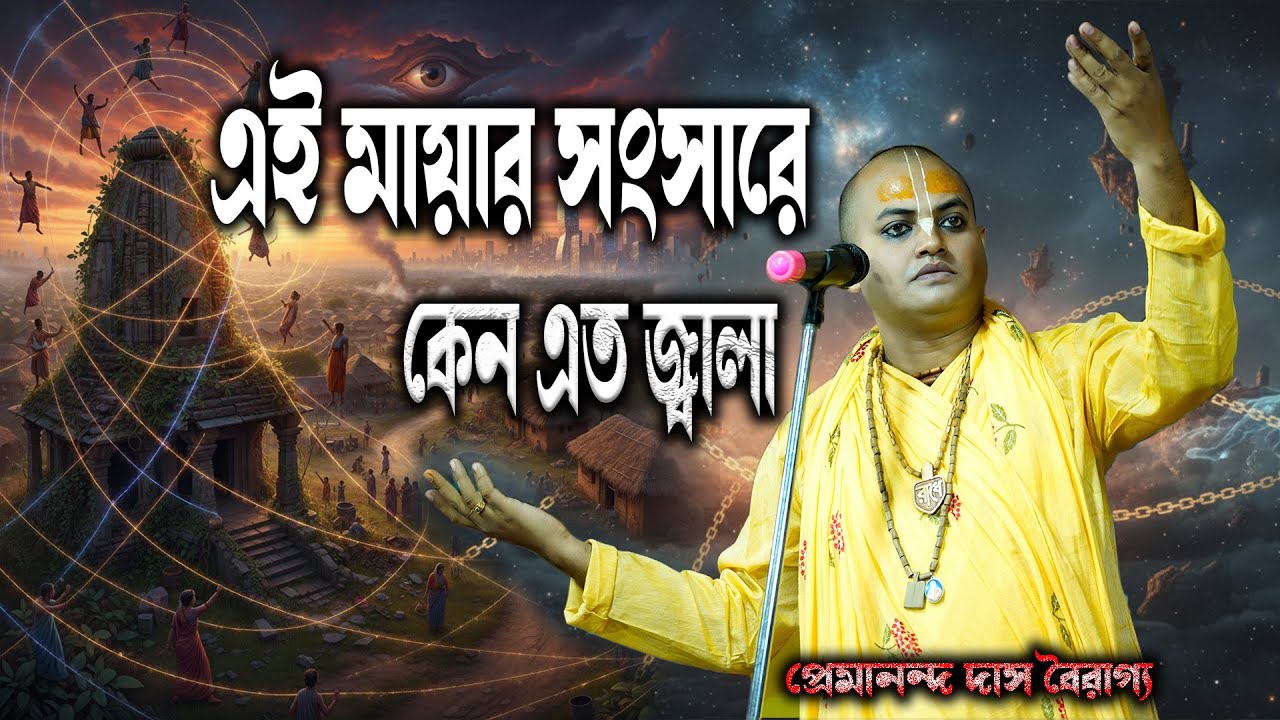 এই মায়ার সংসারে কেন এত জ্বালা !! প্রেমানন্দ দাস বৈরাগ্য !! ২০২৬ এর সেরা ভক্ত আসোর !! দেখতেই হবে