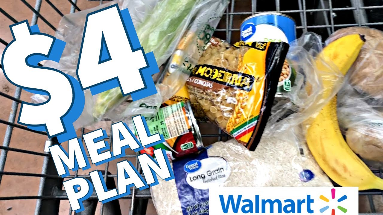 $4 MEAL PLAN | EXTREME GROCERY BUDGET EMERGENCY MEAL IDEAS | How To Eat For Cheap | Cooking For One