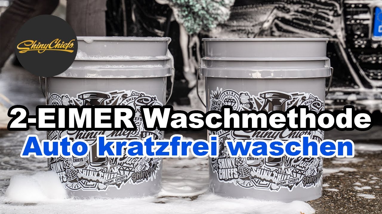Zwei-Eimer Waschmethode: So wäscht Du Dein Auto kratzerfrei selber!