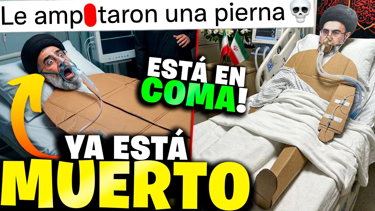El nuevo Líder Supremo de Irán duró 3 días… ya perdió una pierna y está en COMA 💀