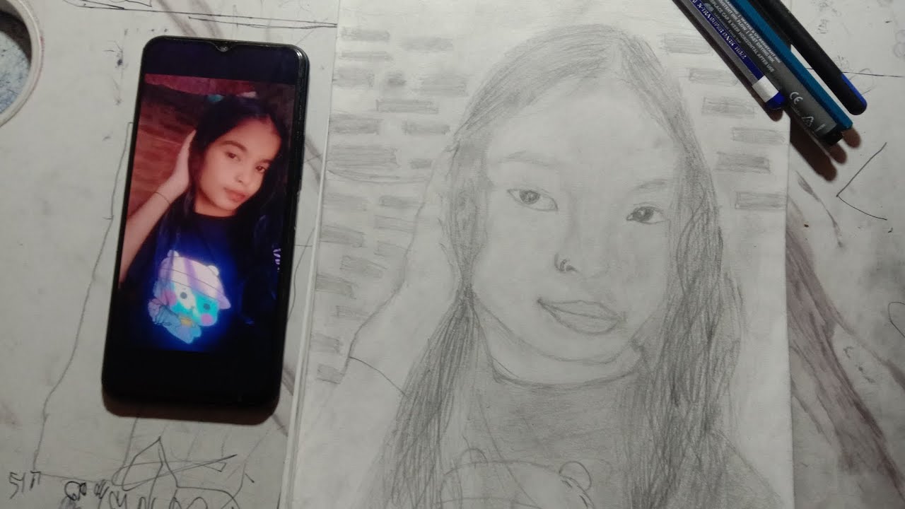 My Sister Ki Drawing|| My Sister Sketch || My Sister Sketch Portrait|| My Sister Sketch Tutorial ||