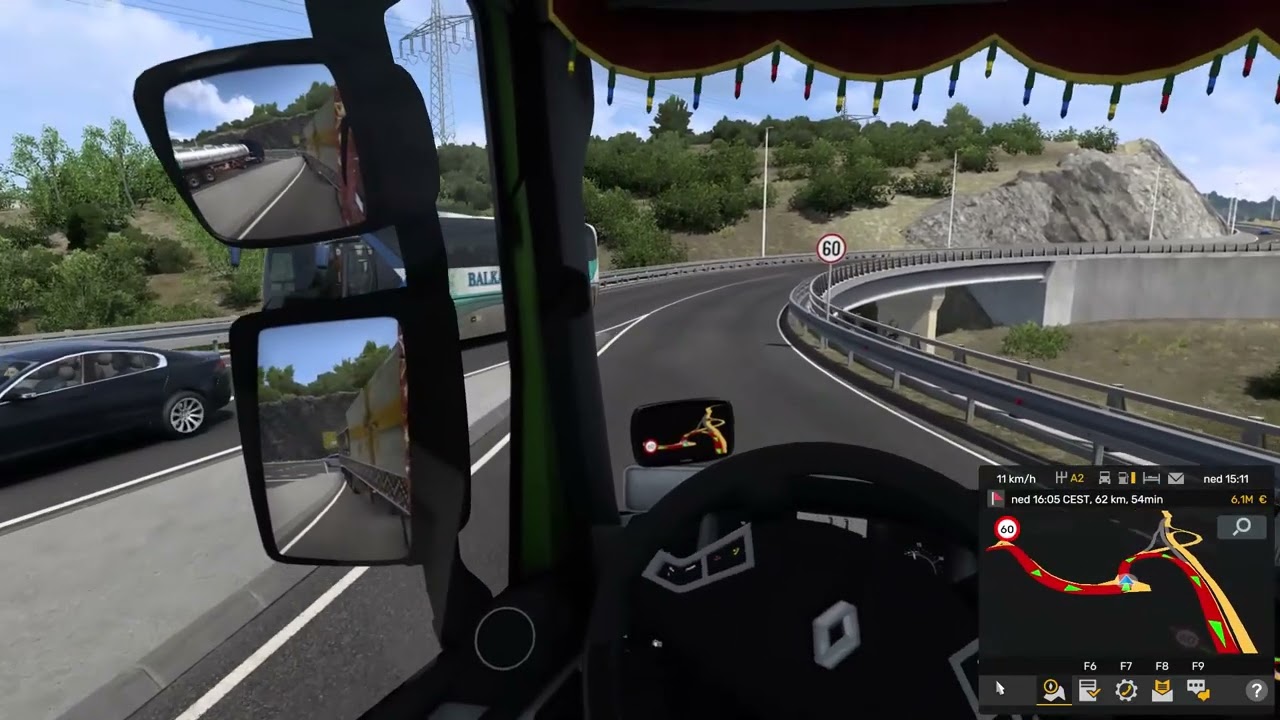 ETS2 - from Rijeka (HR) via Winterland to Frederikshavn (DK) *Christmas event 2025.*