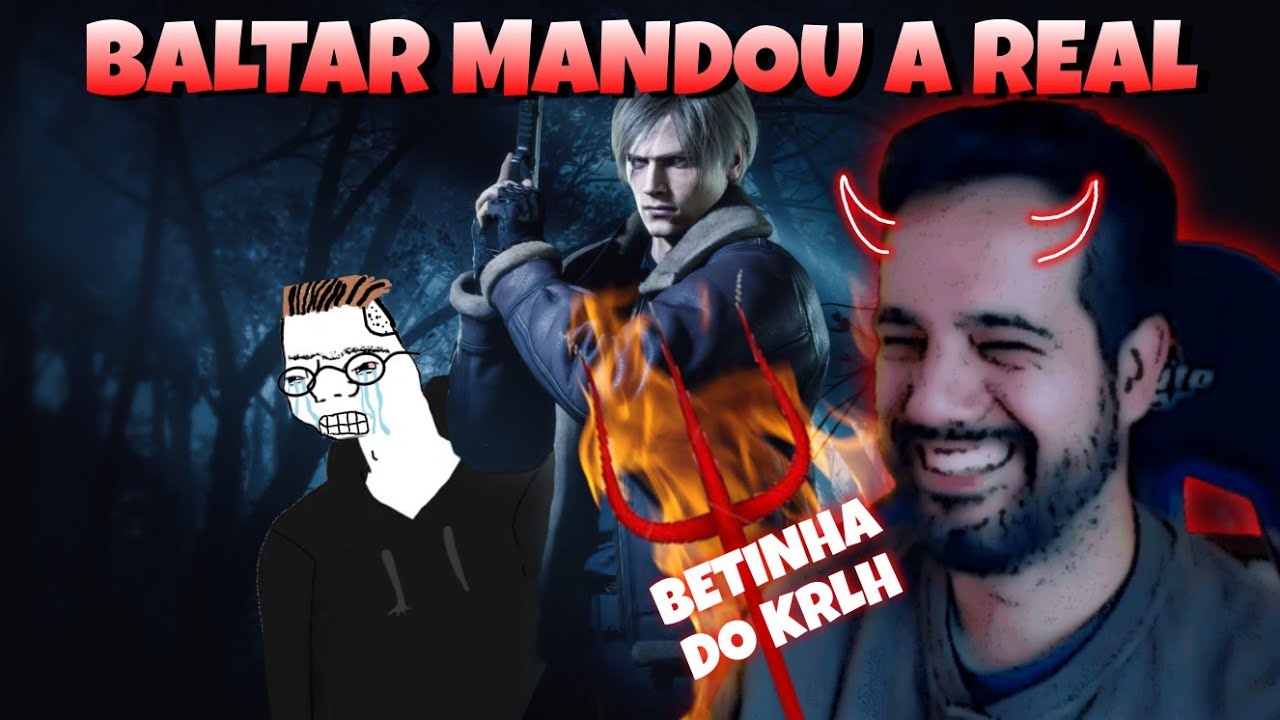 BALTAR HUMILHA F&Atilde; DE RESIDENT EVIL QUE CHOROU COM O REMAKE!!!