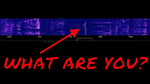 STRANGEST Shortwave Radio Frequency Sound You'll Ever Hear - 7077.6 kHz