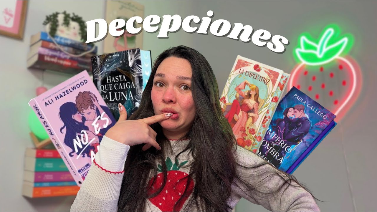 ¡Libros que me decepcionaron del 2025! 🥲 Peores lecturas del año 🙅🏻‍♀️ Libros abandonados y más ✨📚 