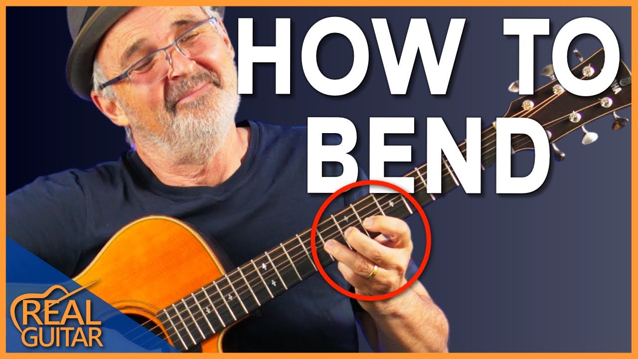 Bend Strings On Acoustic Guitar EASILY Without Breaking Strings