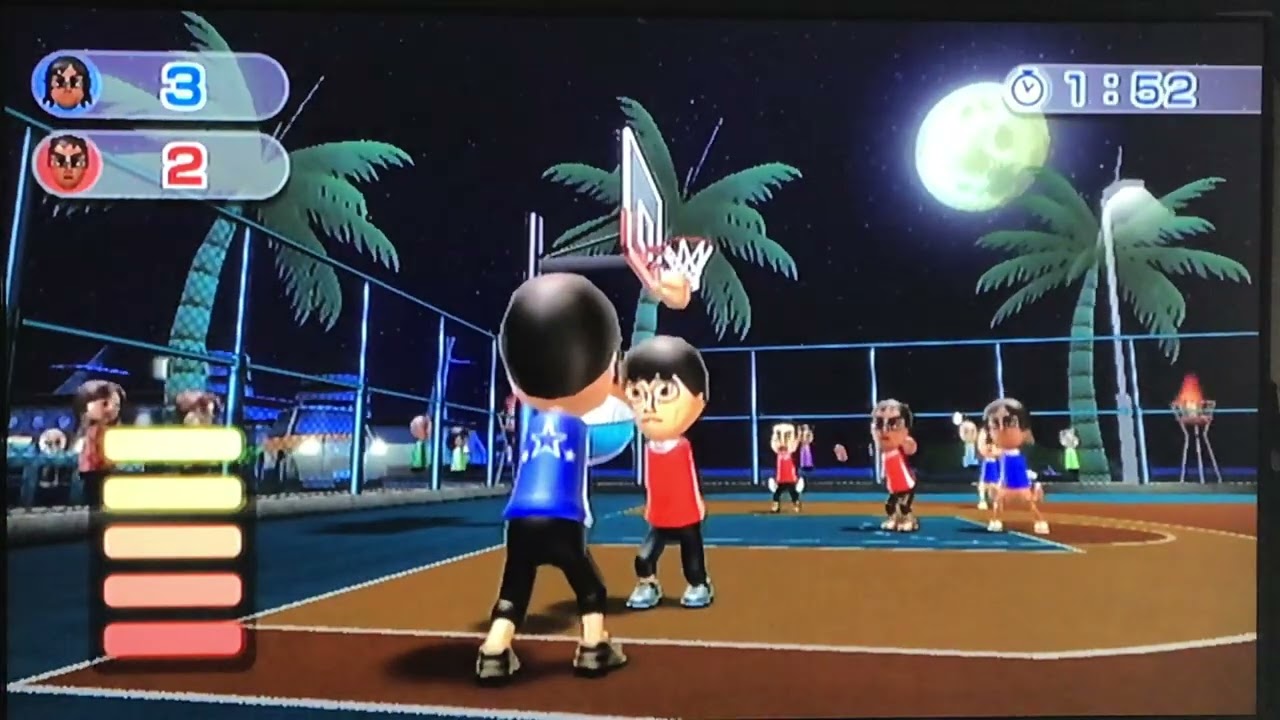 Wii Sports Resort Series: Basketball Pickup Game (Sotis vs. Sota)