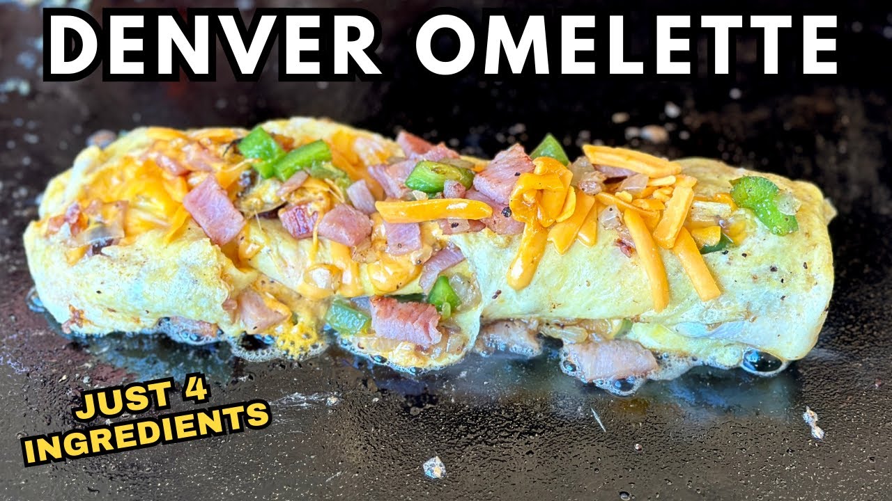 Easy Denver Omelette on the Blackstone Griddle