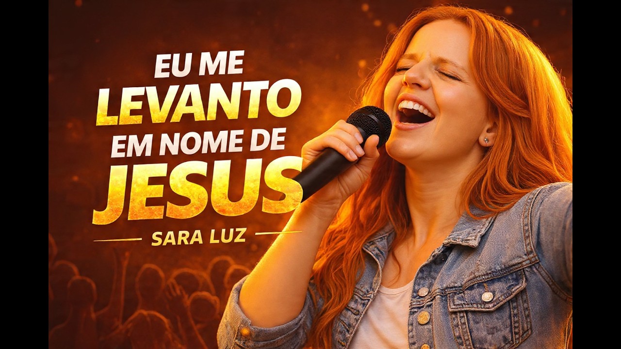 EU ME LEVANTO EM NOME DE JESUS | Sara Luz | Louvor de Fé, Cura e Vitória