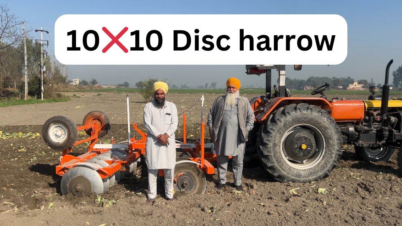 10❌10 Disc Harrow Review New Punjab Agrotech, Fdk Contact: 98728-08333, 98154-70707