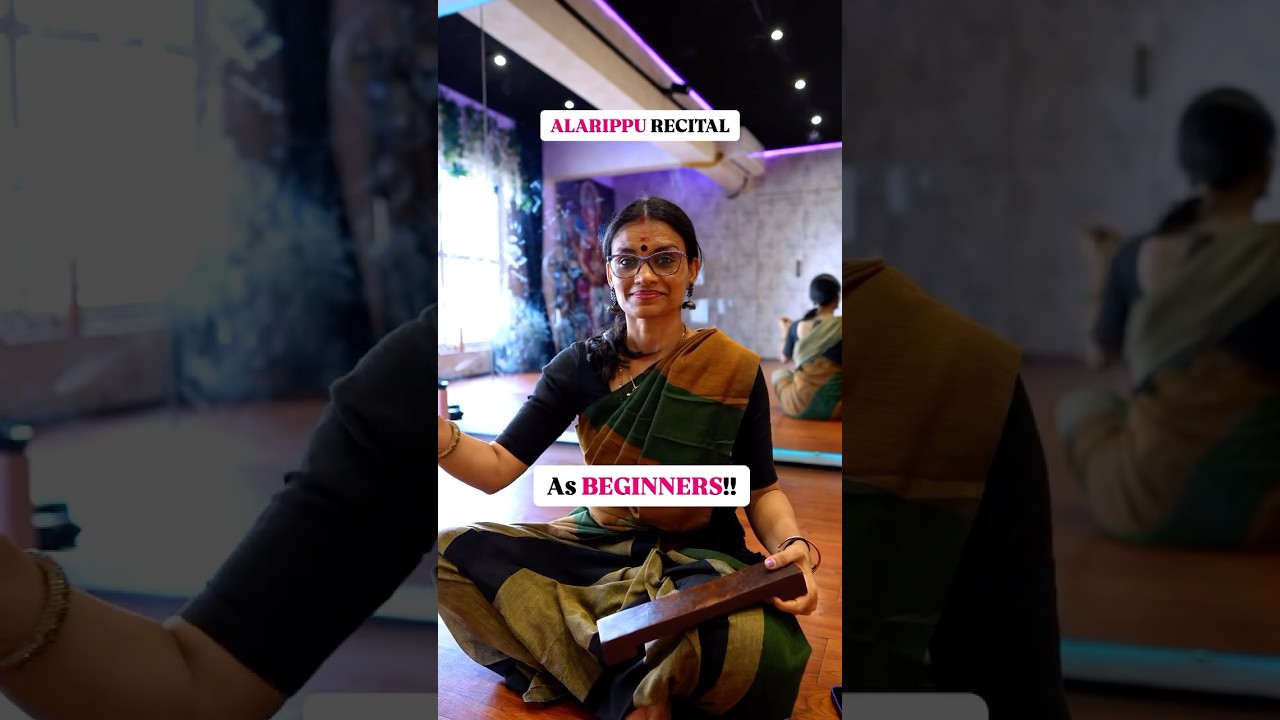ALARIPPU Recital scenes as BEGINNERS #bharatnatyam #nishamangalampalli #funnyvideo