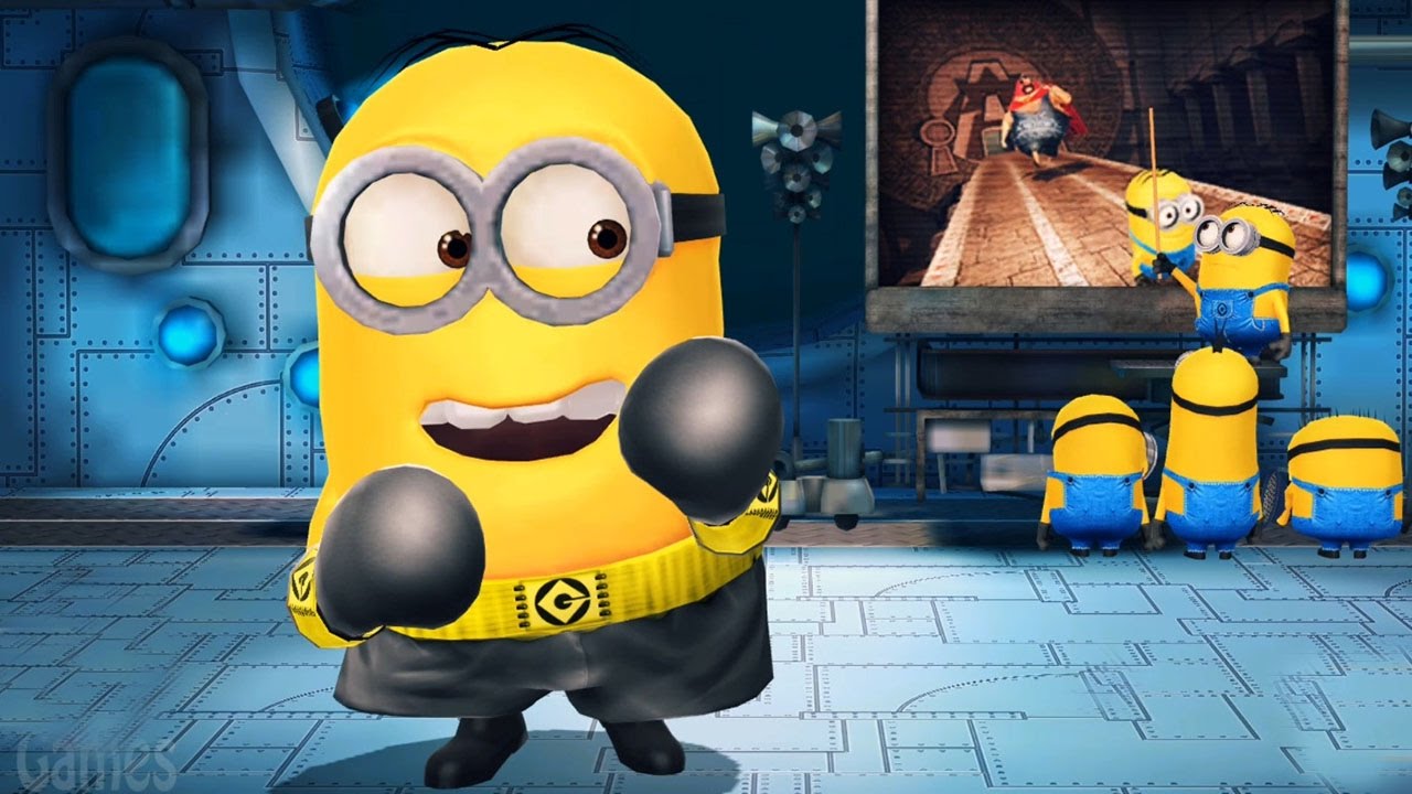 Despicable Me 2 - Minion Rush : Boxer Minion With Upgraded Costume Vs El Macho !
