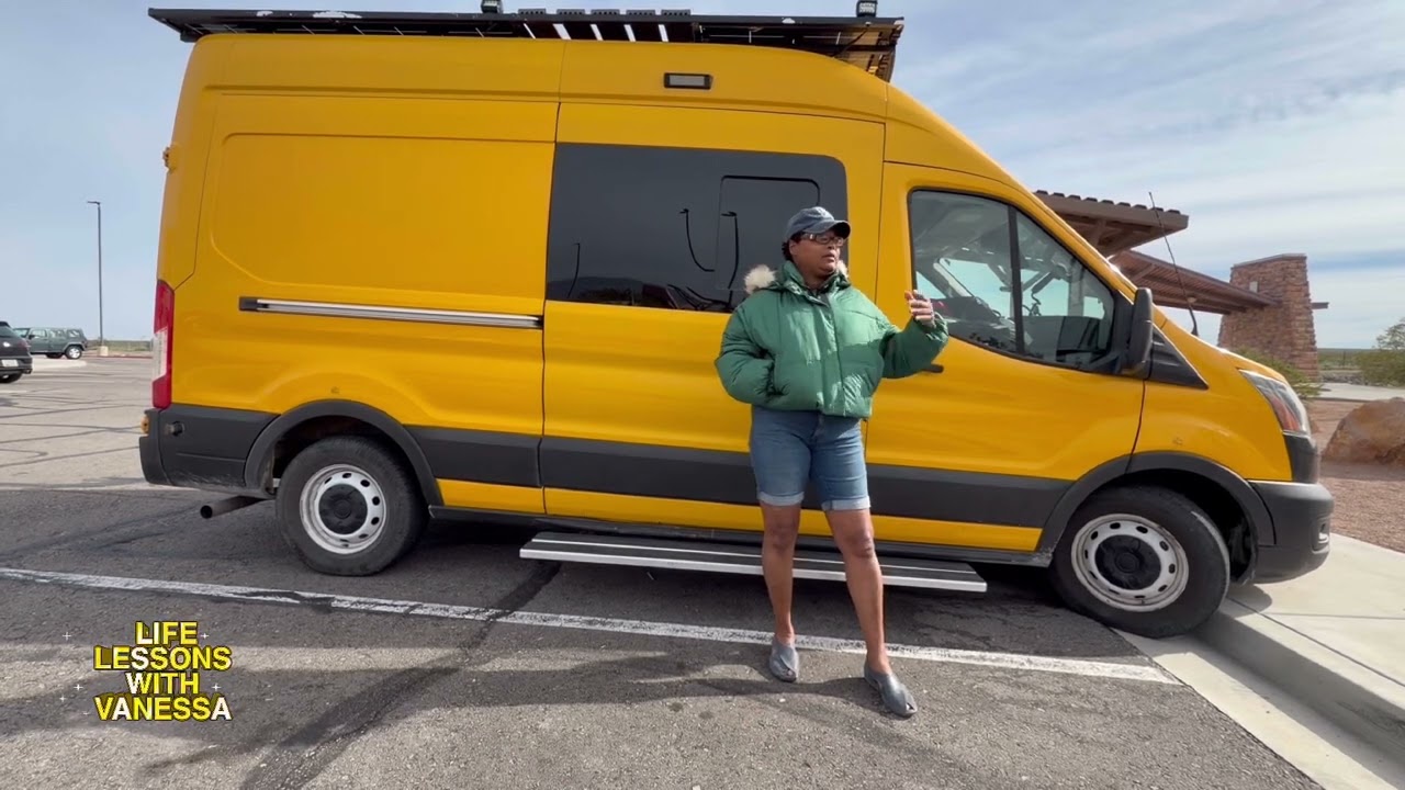 There’s ONLY ONE Rest Stop from Quartzsite Arizona to Las Vegas Nevada || Van Life at 58