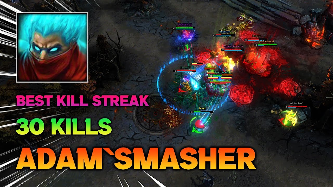 HoN Vindicator - Adam`Smasher - Best Kill Streak - CM