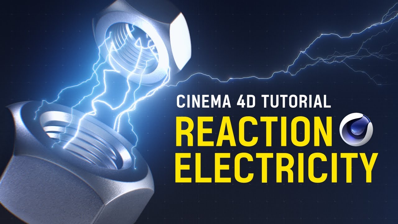 CINEMA 4D Reaction Electricity Tutorial l 반응하는 전기 이펙트