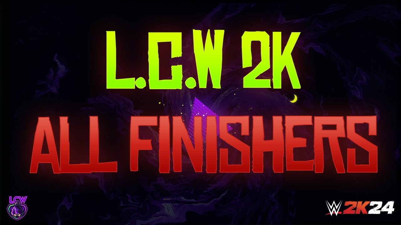 WWE 2K24 LCW2K All Finishers I Mods #WWE