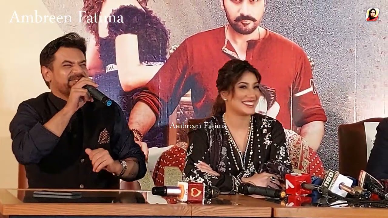Press Conference Film London Nahi Jaon Ga Humayon Saeed, Mehwish Hayat, Kubra Khan & Vasey Chaudhry