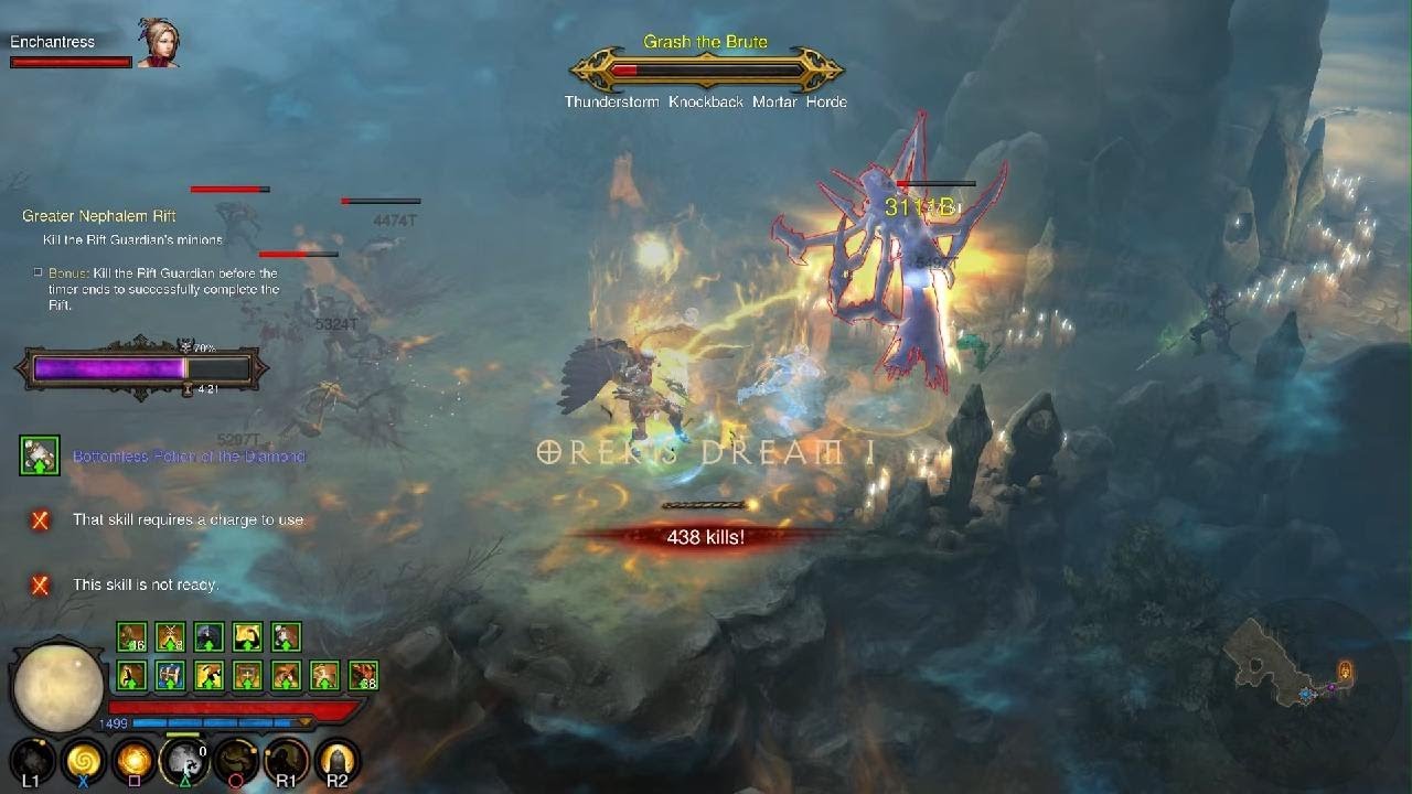 Diablo III S36 2/42 Monk LoD WoL Fire GR150 Clear Rank 1 PS