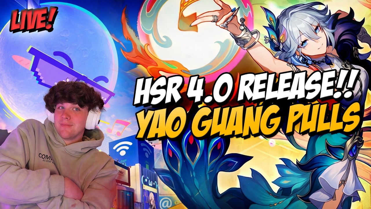 HSR 4.0 WAITING ROOM! YAO GUANG PULLS 🔴 Honkai Star Rail 4.0 RELEASE NIGHT