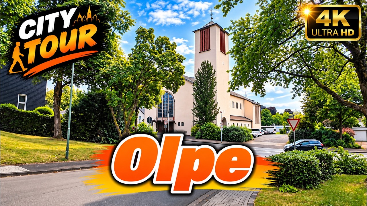 🚶 Olpe Walking Tour in 4K &mdash; Peaceful Streets, Hidden Gems & Authentic City Walk