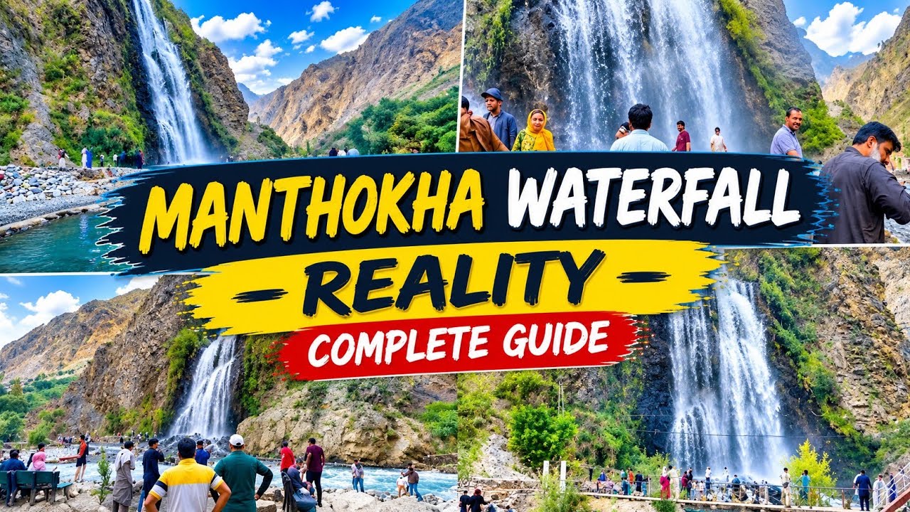 Reality of Manthokha Waterfall❕How to reach Manthokha Waterfall❕Drone view
