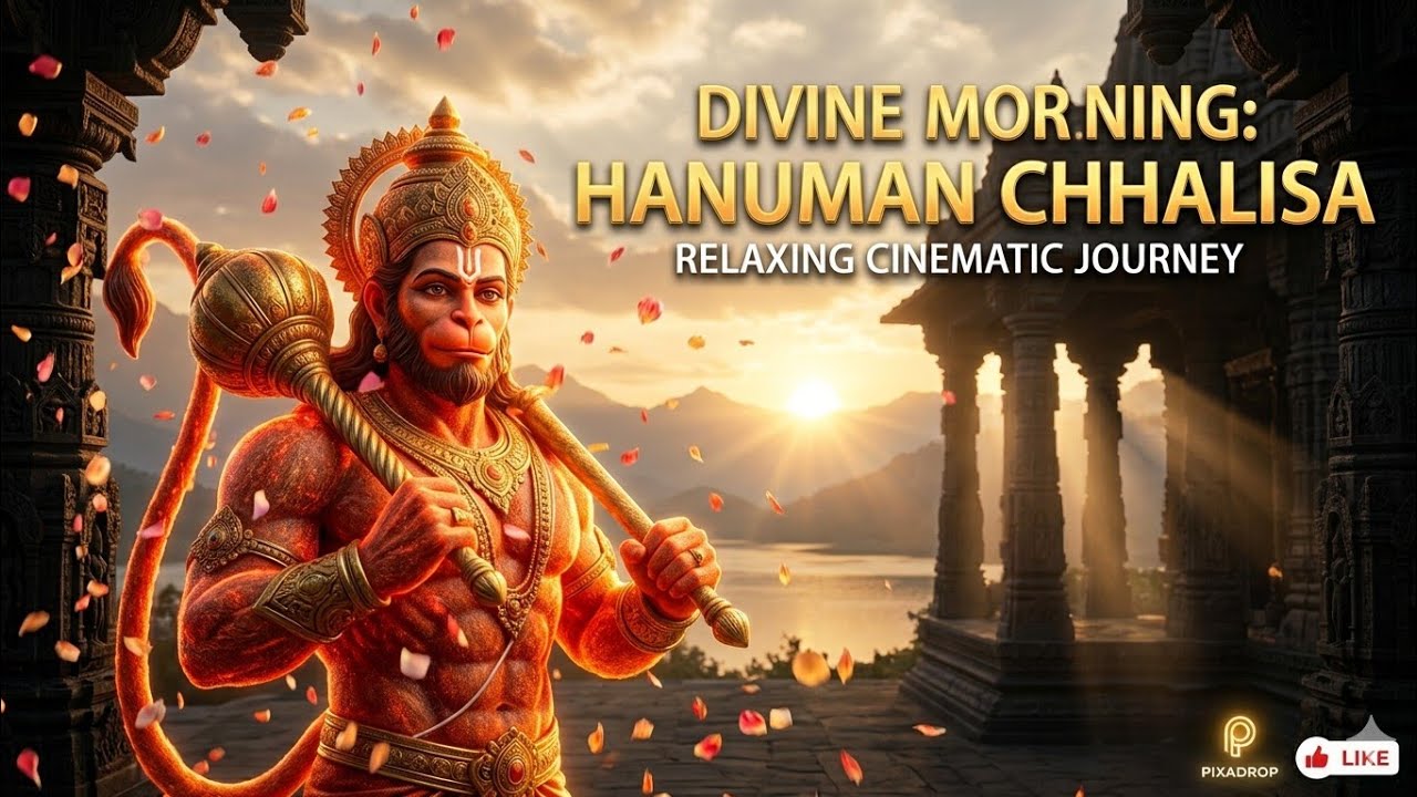 Hanuman Chalisa: A Relaxing Morning | Divine Cinematic