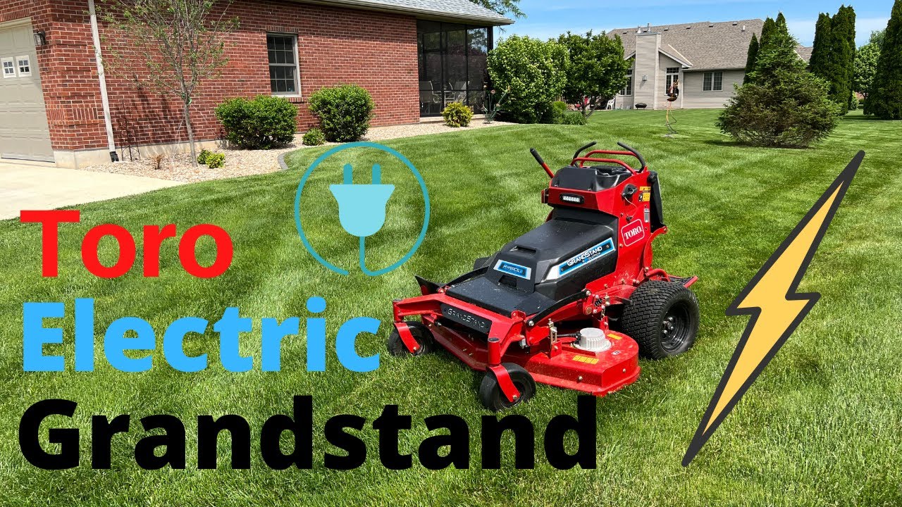 Demoing the Toro Electric Stand-on Mower
