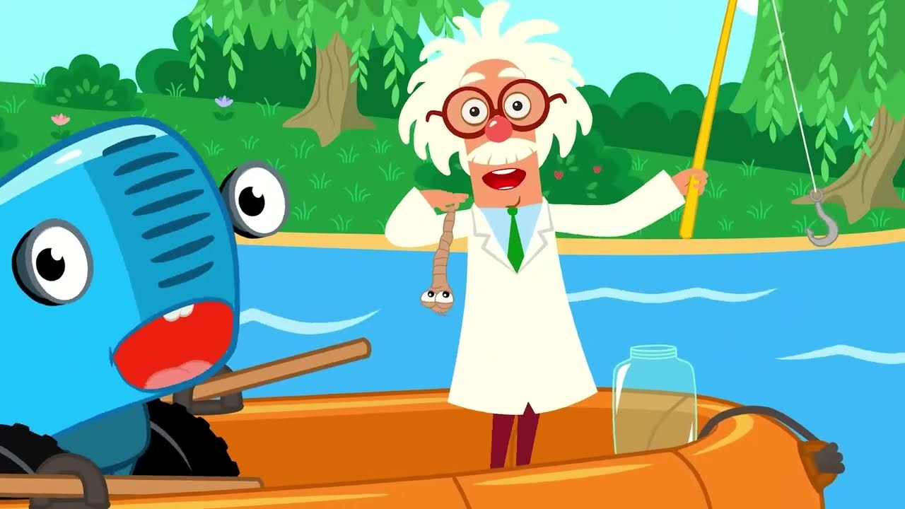 ВЕСЁЛЫЕ ПЕСЕНКИ ДЛЯ ДЕТЕЙ - СИНИЙ ТРАКТОР ЕДЕТ К НАМ