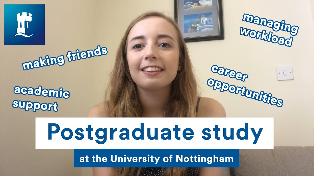 Vlog: My postgrad experience at the University of Nottingham