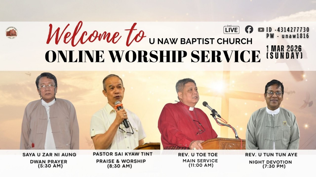 1.3.2026 (Sunday)5:30 AM-U Naw Online Dawn Prayer