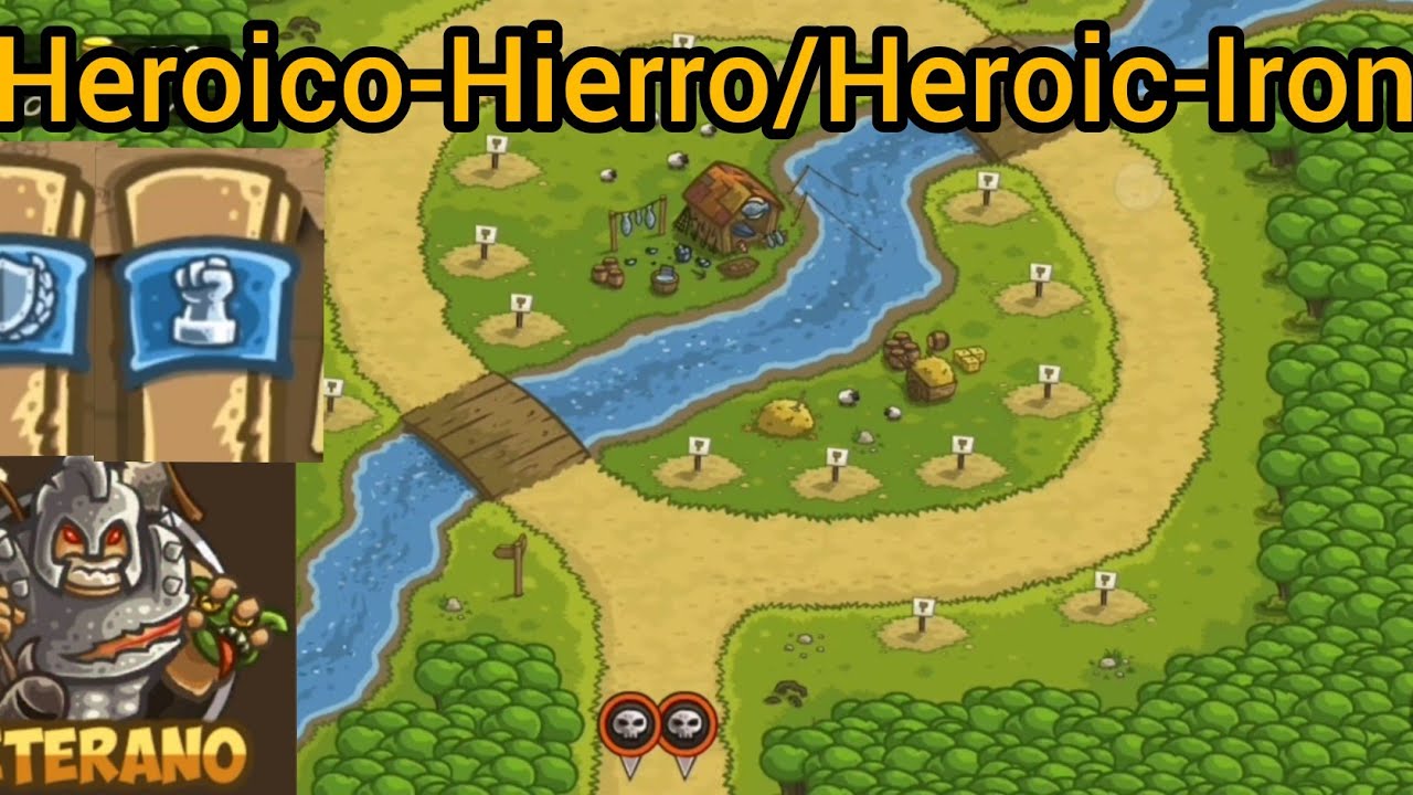 Kingdom Rush #4.1-2: Paso de los rios gemelos/Twin river pass (Veterano\Veteran)