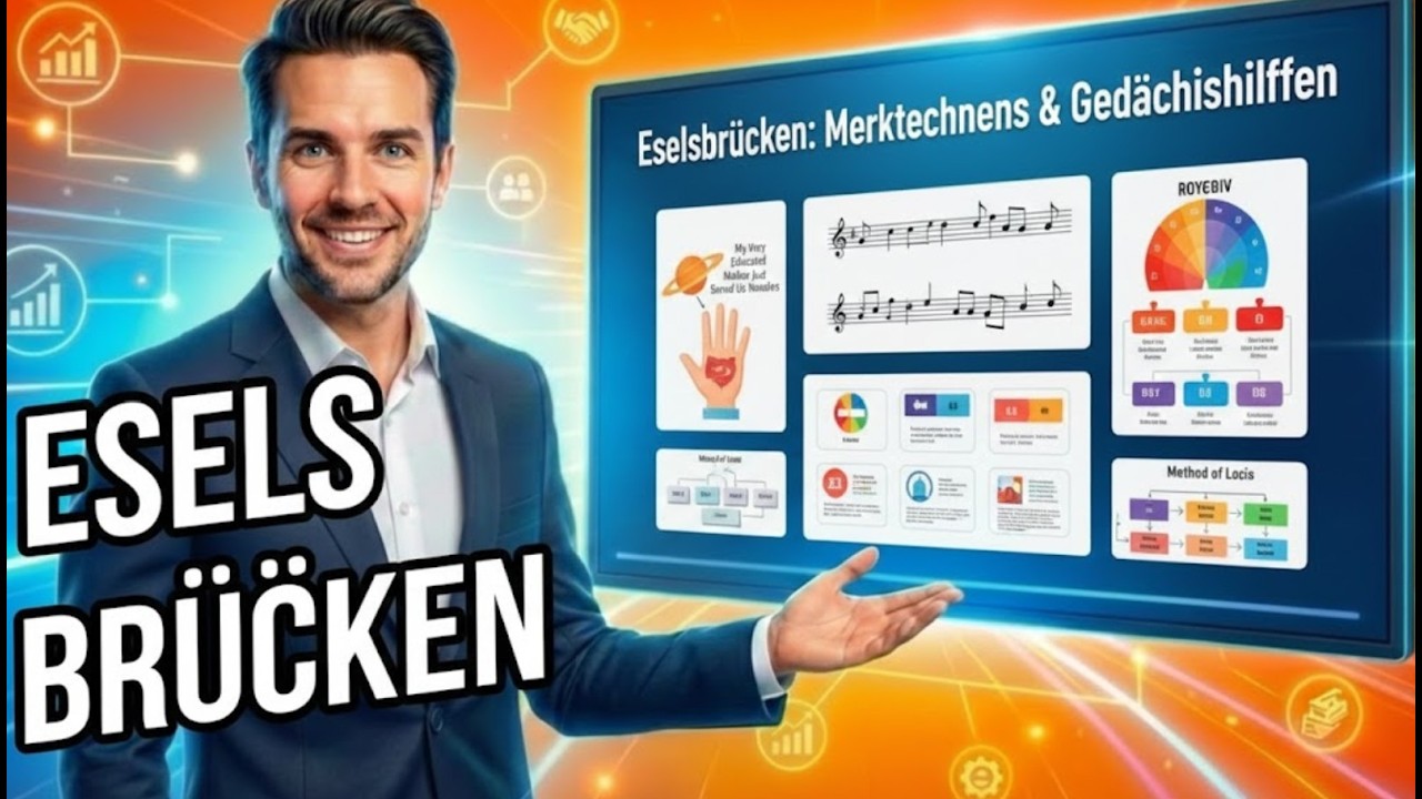 Nie wieder vergessen: Mit Eselsbrücken effektiver lernen (Mnemotechnik einfach erklärt)