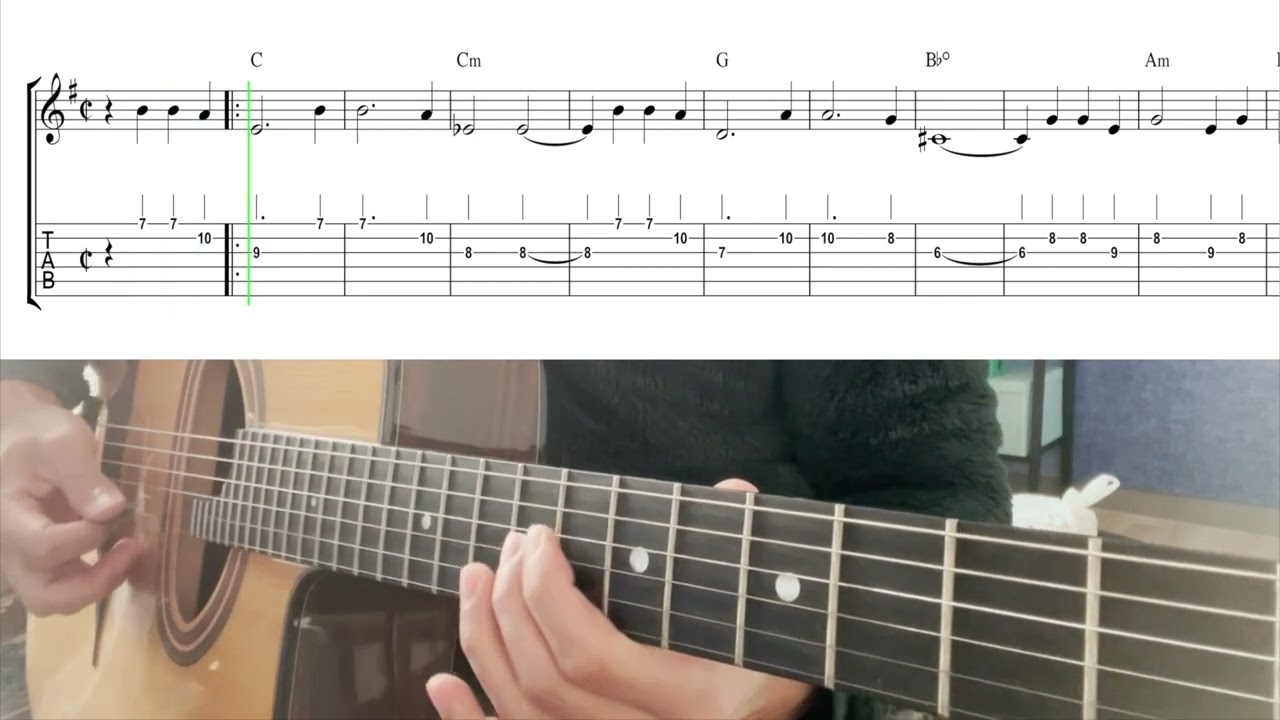 Ménilmontant -Easy Theme (120,180bpm) - | Gypsy Jazz Guitar Tabs